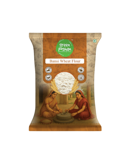 Bansi Wheat Atta 1kg – front