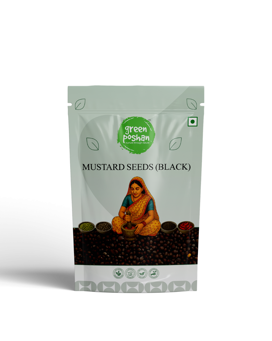 Rai (Black Mustard Seeds) 100g – front