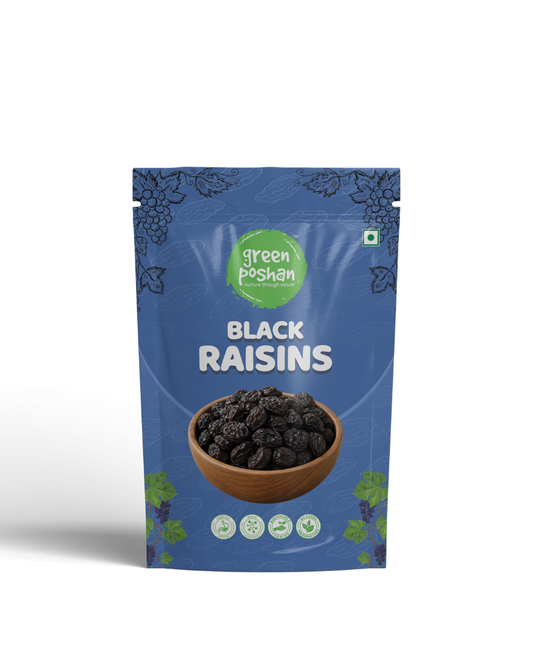 Black Raisins 100g – front