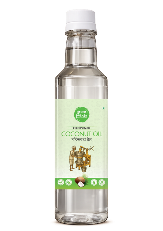 Cold-Pressed Coconut Oil – front
