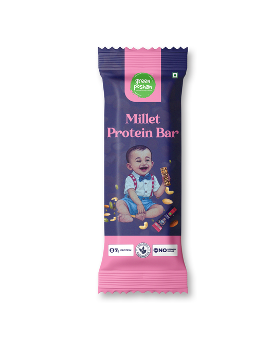 Millet Protein Bar – front