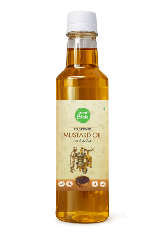 Cold-Pressed Mustard Oil 250ml – front